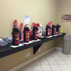 Retina Specialists - Coffee in the Waiting Area.
