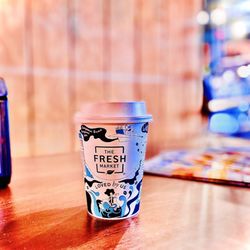 The Fresh Market - Chillin in the FM Lounge with moi  Brazilian med roast $2.49 ya ya ya ya :)...