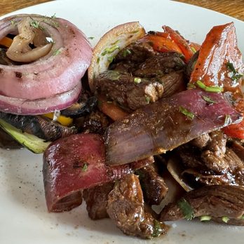 Mouthful Eatery - Steak Lomo Saltado plate (sub rice for veggies) - Sandwiches Near Me - Thousand Oaks, California Mouthful Eatery - Steak Lomo Saltado plate (sub rice for veggies) - Sandwiches Near Me - Thousand Oaks, California