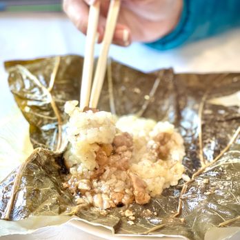 World Seafood Restaurant - Sticky rice in lotus leaf wrap - Seafood Near Me - Alhambra, California World Seafood Restaurant - Sticky rice in lotus leaf wrap - Seafood Near Me - Alhambra, California