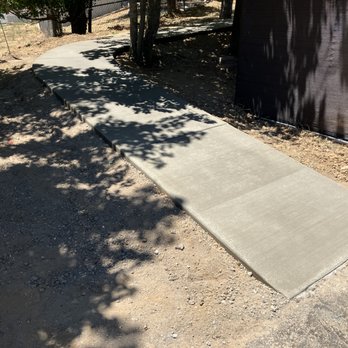 Verduzco's Concrete - path started flush with driveway - Masonry/Concrete Near Me - Atascadero, California Verduzco's Concrete - path started flush with driveway - Masonry/Concrete Near Me - Atascadero, California
