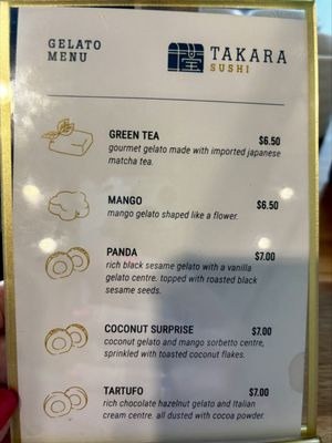 Menu photo 1 Takara Sushi Burnaby, BC Menu photo 1 Takara Sushi Burnaby, BC