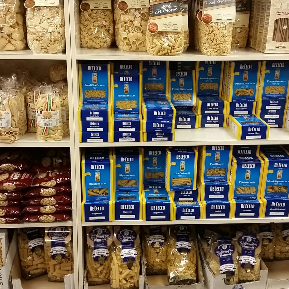 Pasta shelf (portion) Pasta shelf (portion)