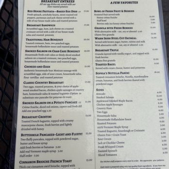 Red House Cafe - Menu - Breakfast & Brunch Near Me - Pacific Grove, California