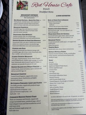 Menu photo 5 Red House Cafe Pacific Grove, CA Menu photo 5 Red House Cafe Pacific Grove, CA