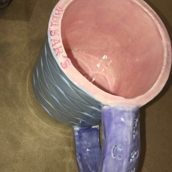 Speckles+Splatter · Art · Pottery · Creativity - Mug I created in the clay-building classes - Art Classes Near Me - Dearborn, Michigan