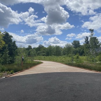 Universal Plaza - Pathway / walking trail on the far side - Parks Near Me - Tigard, Oregon