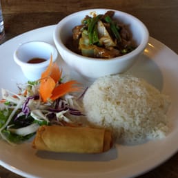 Panang beef curry. I know to order it thai hot next time.