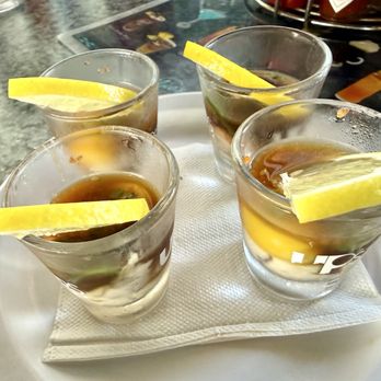 Nico's Pier 38 - Oyster shooters - Seafood Near Me - Honolulu, Hawaii Nico's Pier 38 - Oyster shooters - Seafood Near Me - Honolulu, Hawaii