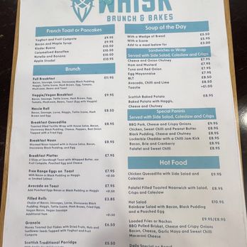 Whisk Away Café - Menu - Breakfast & Brunch Near Me - Inverness