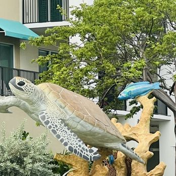 The Sea Turtle Beach - Public Art Near Me - Dania Beach, Florida The Sea Turtle Beach - Public Art Near Me - Dania Beach, Florida