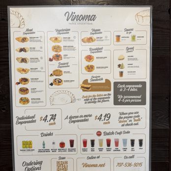 Vinoma - Empanadas Near Me - Rohnert Park, California Vinoma - Empanadas Near Me - Rohnert Park, California