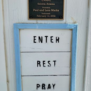 Little Roadside Chapel - Local Flavor Near Me - Salome, Arizona