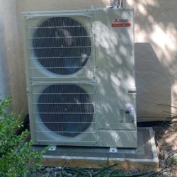 Reyes Heating and Air - Mitsubishi heat pump installed at San Rafael CA: