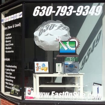 TechVoo - Window Display - IT Services & Computer Repair Near Me - Glen Ellyn, Illinois
