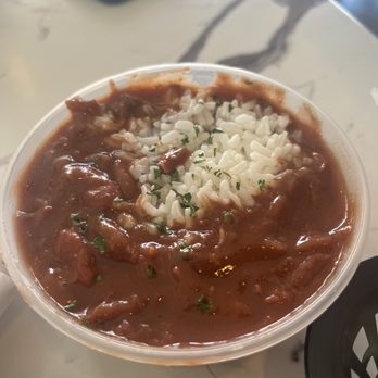 Blends Daiquiri Express - Red Beans and Rice ( hubby said it needed salt) Kinda meh - New American Near Me - The Colony, Texas Blends Daiquiri Express - Red Beans and Rice ( hubby said it needed salt) Kinda meh - New American Near Me - The Colony, Texas