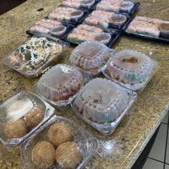 La Ca Bakery & Cafe - Prepared foods near the check out counter available for purchase - Vietnamese Near Me - Hayward, California