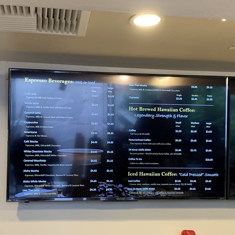 Lani Coffee - Menu (Jul 2019) - Coffee & Tea Near Me - San Diego, California