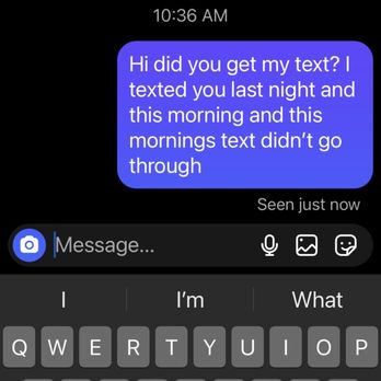 Wonderful reveals - Me reaching out to her via instagram. She read it then blocked me - Ultrasound Imaging Centers Near Me