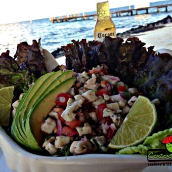 Cocos & Grill - Fresh fish ceviche - Caribbean Near Me - Cancún, ROO Cocos & Grill - Fresh fish ceviche - Caribbean Near Me - Cancún, ROO