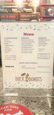 Menu photo 3 Duck Donuts Green Brook Township, NJ