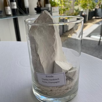 Restaurant Traube - what a great idea - as decoration soil from different wine regions - Restaurants Near Me - Trimbach, SO