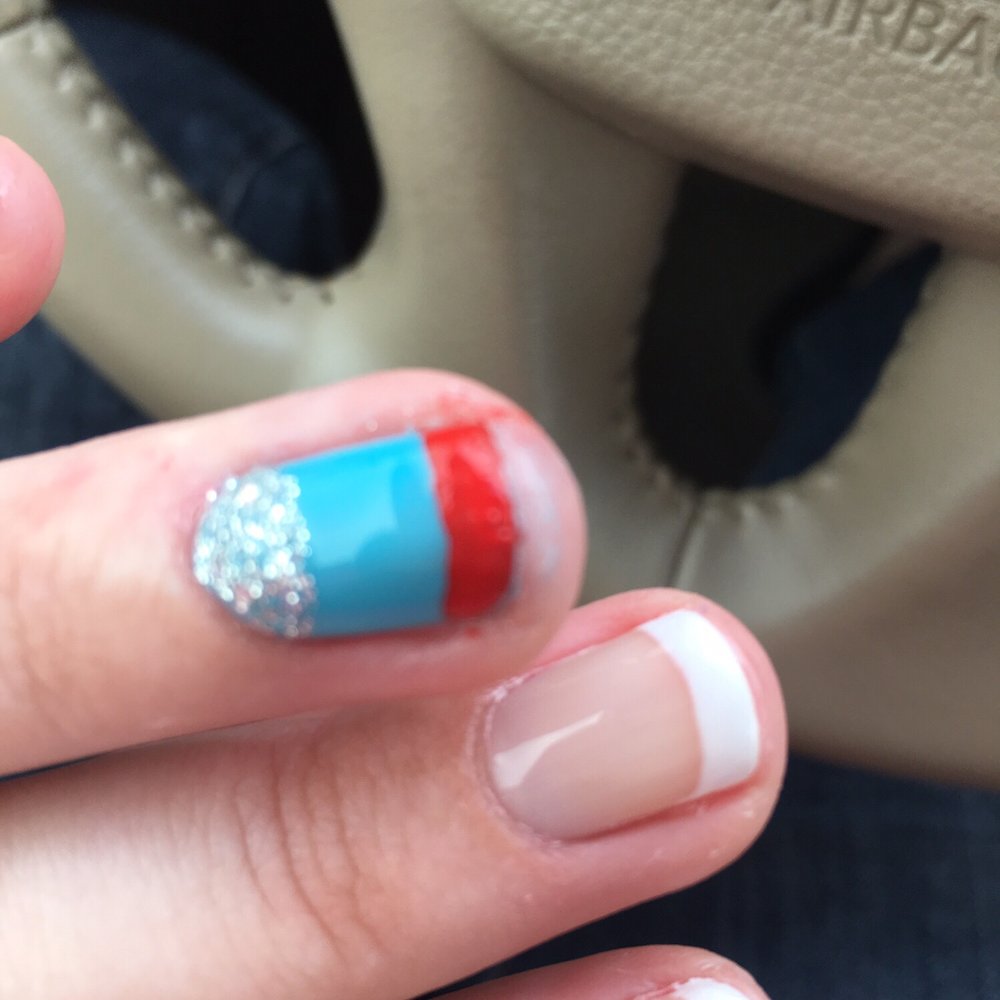 Sassy Nails - Close up of the blue nail polish left on my skin! - Nail Salons Near Me - Jeffersonville, Indiana Sassy Nails - Close up of the blue nail polish left on my skin! - Nail Salons Near Me - Jeffersonville, Indiana