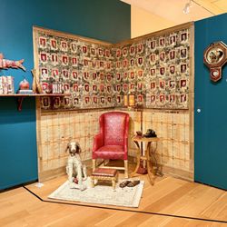 Springfield Museums - An installation from the "Book of Wonder" exhibit by Donna Castellanos at the D'Amour Museum of Fine Arts