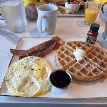 First Watch - Trifecta with real maple syrup !!! Worth the up charge - Breakfast & Brunch Near Me - Lake St. Louis, Missouri