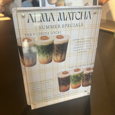 Menu photo 4 Alma Matcha FORT LAUDERDALE, FL