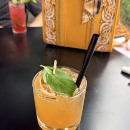 Peach Please off the cocktail menu Peach Please off the cocktail menu