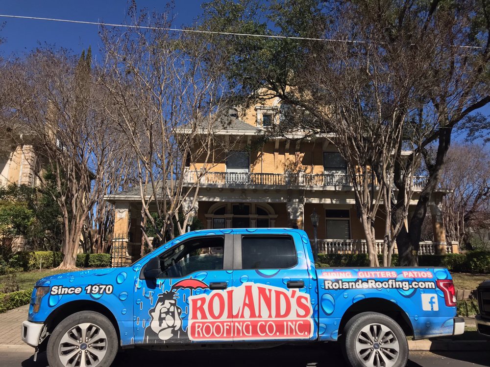 Slide of Roland's Roofing