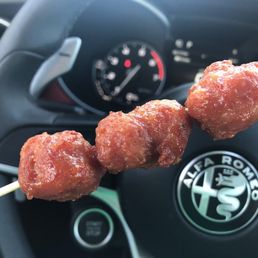 Grilled Pork BBQ Meatballs