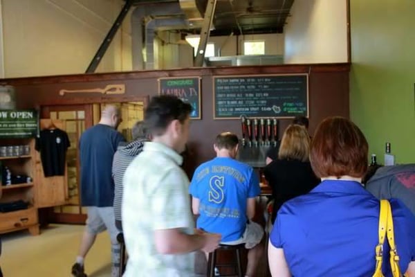Photo of Dirty Bucket Brewing - Woodinville, WA, US. Busy Grand Opening