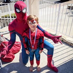 Enchanted Characters - Super hero training with Spiderman and face painting from our female super heroes!