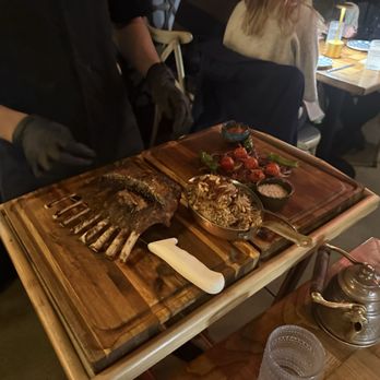 Agora Tysons - Rack of Lamb* - Mediterranean Near Me - Tysons, Virginia
