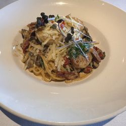 Levee at the River House - Surf and turf pasta special