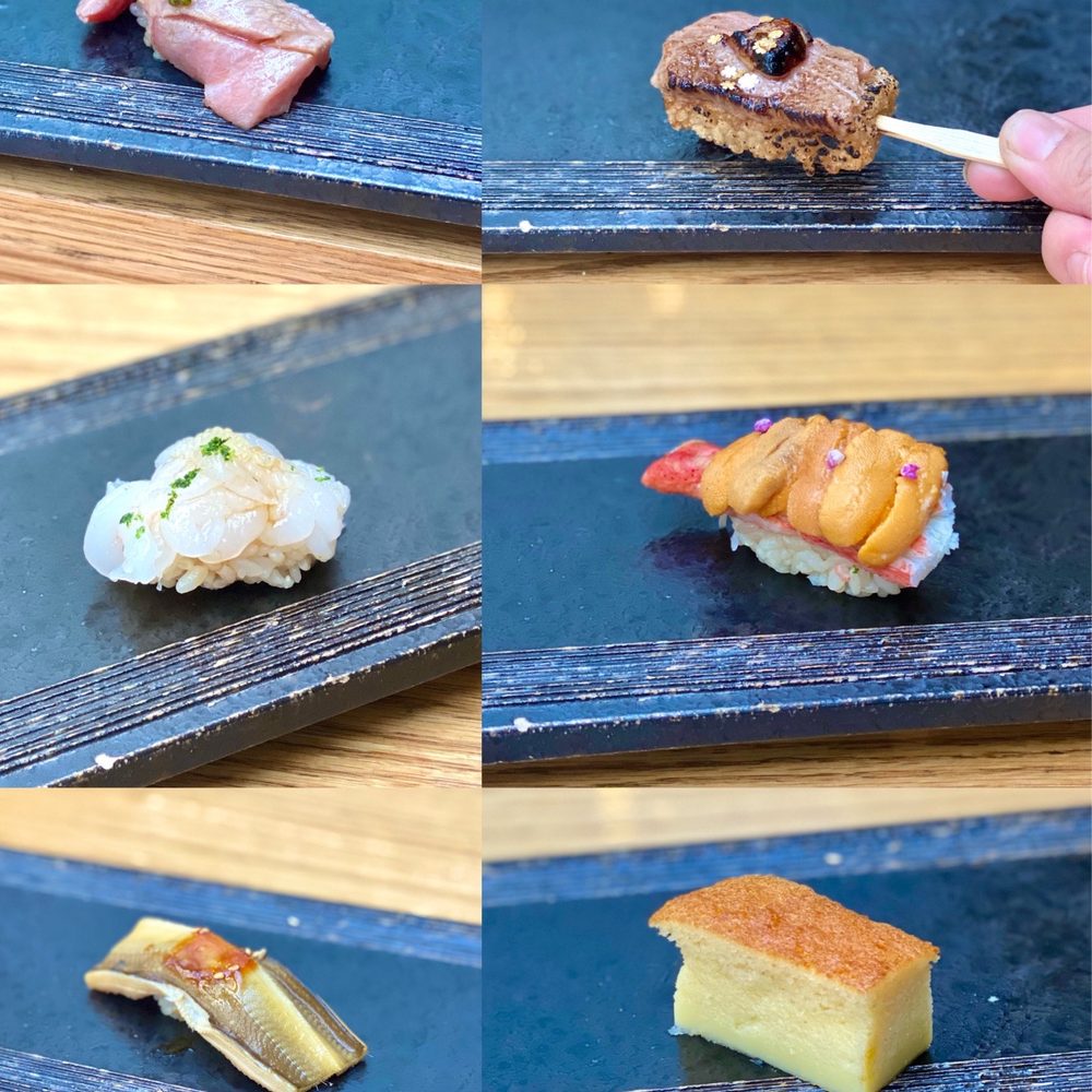 Sushi Lab Rooftop - Otoro, wayu, baby white shrimp , snow crab with uni , anago, tamago - Japanese Near Me - New York, New York