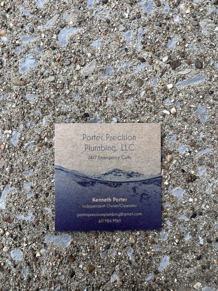 Slide of Porter Precision Plumbing