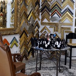 Palm Gallery & Custom Framing - Our closed corner 22K gold selection.