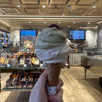 Venchi - Pistachio and hazelnut gelato in a cone - Chocolatiers & Shops Near Me - New York, New York Venchi - Pistachio and hazelnut gelato in a cone - Chocolatiers & Shops Near Me - New York, New York