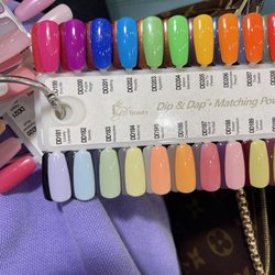 Infinity Spa & Nails - Tons of beautiful color choices for gel and dip