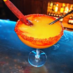 Guadalajara Mexican Grill - The Mangoneada Margarita: made with mango and chamoy