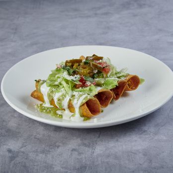 Fuego Cravings - Fried Taquitos with chicken and potato inside! (Flautas) - Mexican Near Me - Beaumont, California Fuego Cravings - Fried Taquitos with chicken and potato inside! (Flautas) - Mexican Near Me - Beaumont, California