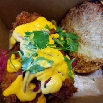 No Forks Given - Crispy chicken sandwich - Food Trucks Near Me - Jersey City, New Jersey No Forks Given - Crispy chicken sandwich - Food Trucks Near Me - Jersey City, New Jersey