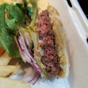 The Hideaway - RAW ground beef served to my now sick hubby. - American Near Me - Belfair, Washington The Hideaway - RAW ground beef served to my now sick hubby. - American Near Me - Belfair, Washington