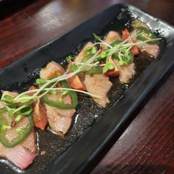 Izakaya Go - Yellowtail Carpaccio in Yuzu Sauce - Sushi Bars Near Me - Las Vegas, Nevada