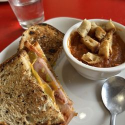 Back Alley Bakery - Southwest sandwich with tomato basil soup