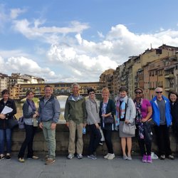 The Table Less Traveled - One of our small groups (max 12) enjoying Florence as part of our 9-day tour with all hotels, activities, and transportation included.
