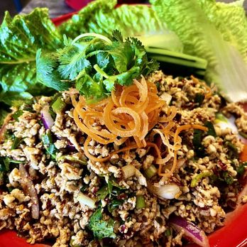 Farmhouse Thai Eatery - Spicy Larb Salad... so good - Thai Near Me - Lakewood, Colorado Farmhouse Thai Eatery - Spicy Larb Salad... so good - Thai Near Me - Lakewood, Colorado